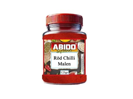 Abido Röd Chilli Malen 120gr