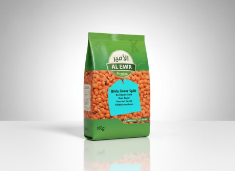 Al Emir Röda linser Halvor 800gr