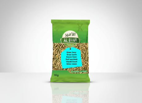 Al Emir Gröna linser 800gr