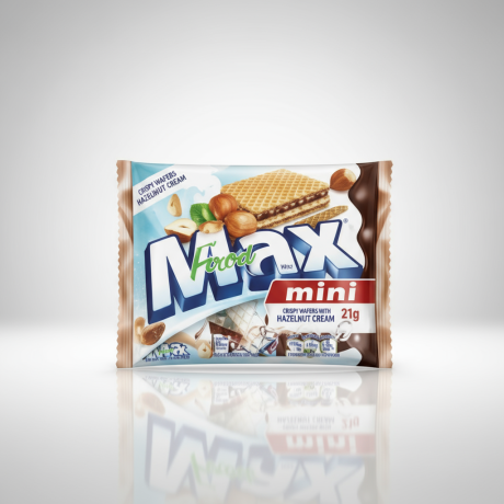 Happy mini hasselnöt wafers 180gr