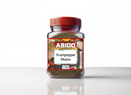 Abido Svart Peppar Malen110gr