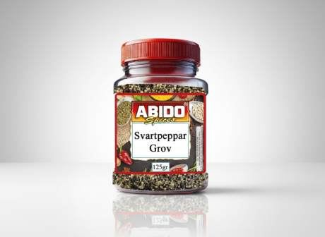 Abido Svart Peppar Grov 125gr