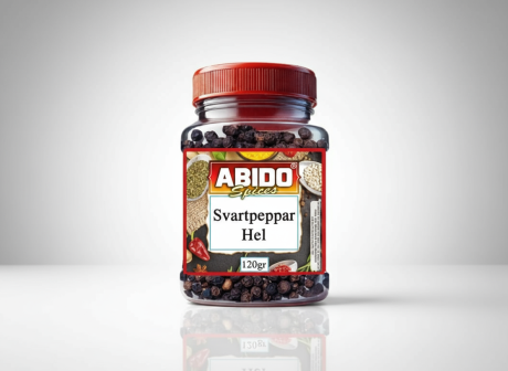 Abido Svart Peppar Hel 120gr