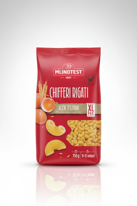MLINOTEST Chifferi Rigati äggpasta 750g