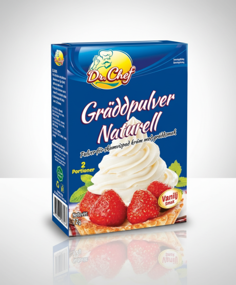 Dr Chef vit gräddpulver 72g
