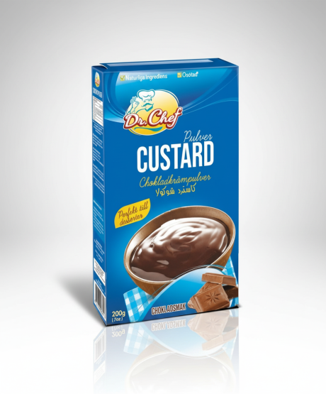 Dr Chef Custard Choklad 200g