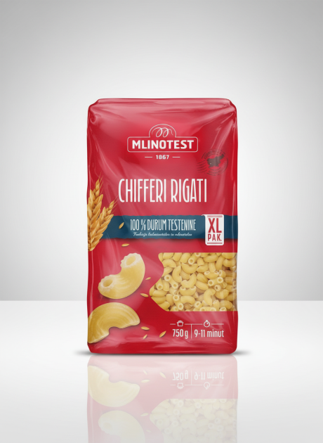 MLINOTEST Durum Chifferi Rigati 750g