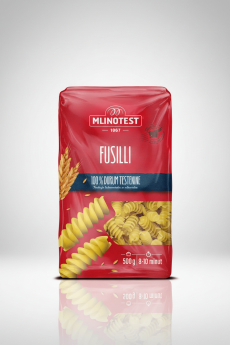 MLINOTEST Fusilli pasta 500g