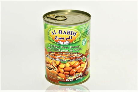 AL Rabih Favabönor&Kikärter 425g