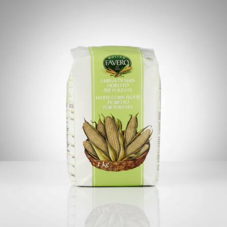 Favero Vitt Fint Majsmjöl 1 kg