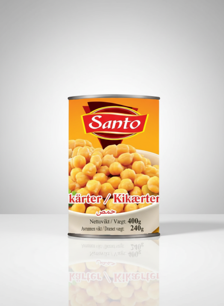 Santo Kikärter i Burk 400 g