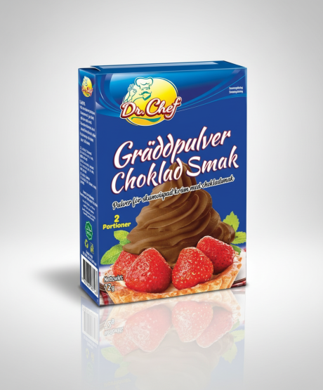 Dr Chef Gräddpulver Choklad 72 g