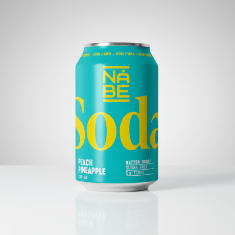 Nåbe Soda Peach Pineapple 33 cl