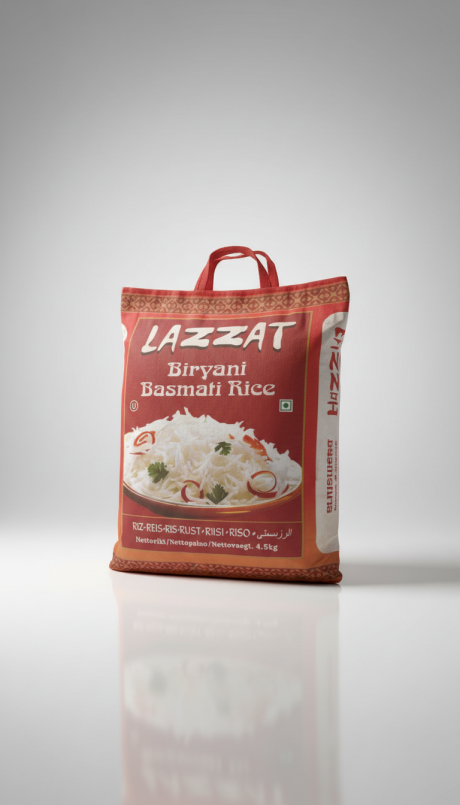 Lazzat Ris Biryani Basmati 4,5 kg